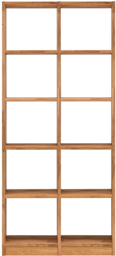 Home affaire Kastelement Ecko van massief wildeikenhout breedte 92 cm met 10 vakken