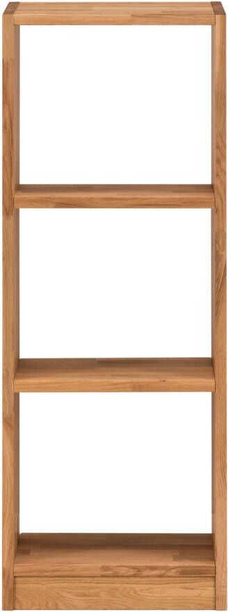 Home affaire Kastelement Ecko van mooi massief wildeikenhout breedte 47 cm met 3 vakken