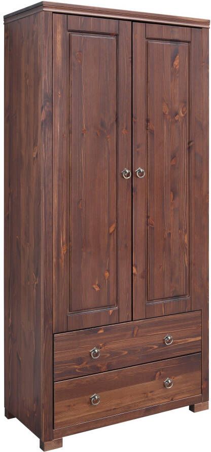 Home affaire Kledingkast Gotland Hoogte 178 cm met houten deuren