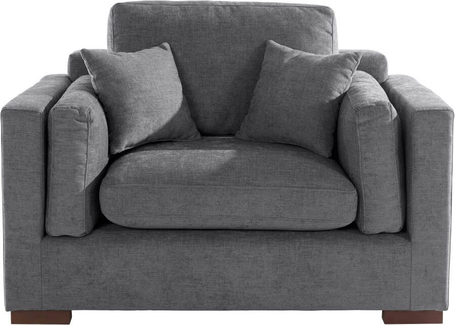 Home affaire Loveseat Fresh Pond zacht zitcomfort incl. sierkussen bxdxh: 140x96x95 cm