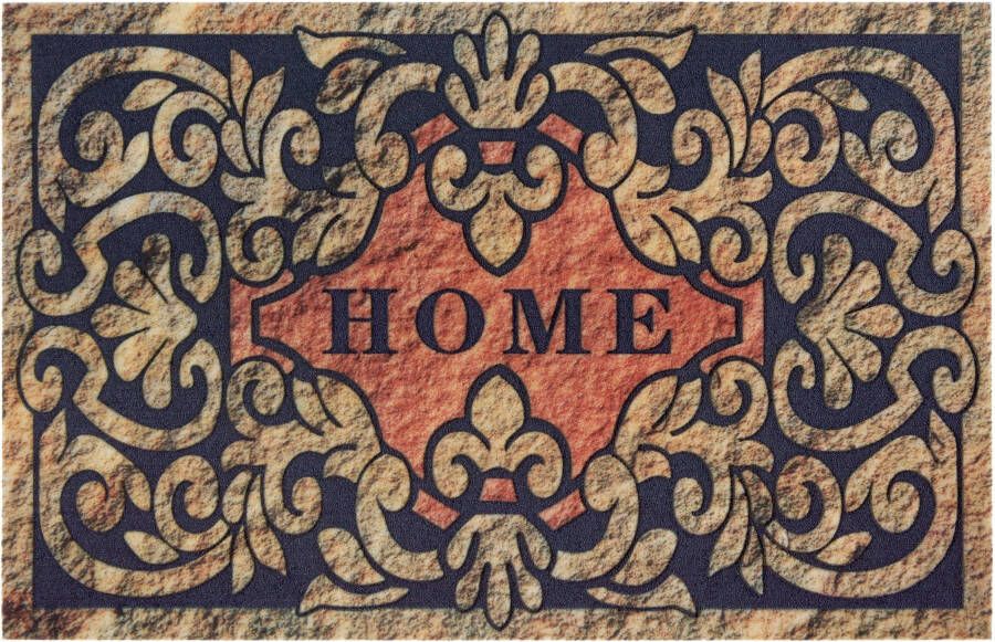 Home affaire Mat Home ornament Design met tekst-design robuust gemakkelijk in onderhoud antislip