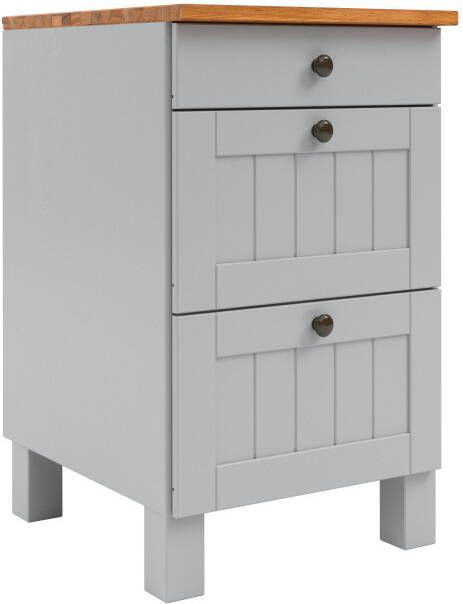 Home affaire Onderkast Alby2 met metalen handgrepen breedte 50 cm