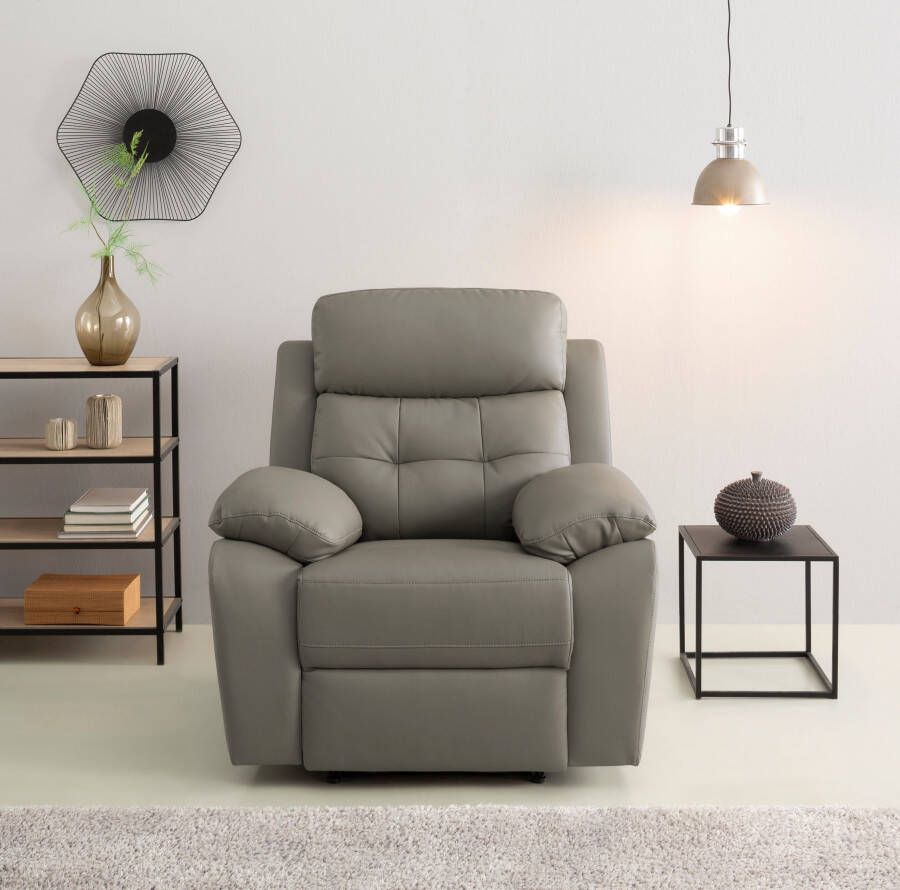 Home affaire Relaxfauteuil Lannilis fauteuil met slaapfunctie TV-stoel voor woonkamer