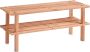 Zeller Bamboe houten schoenenrek schoenenstandaard 2-laags 70 x 26 x 30 cm Schoenen opbergen - Thumbnail 2