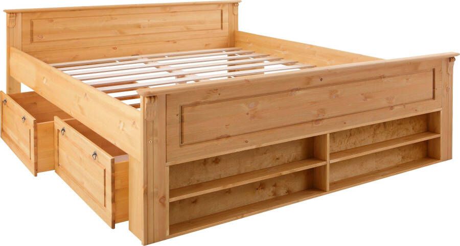 Home affaire Slaapkamerserie TESSIN 3 delige set bestaand uit bed 180 cm inclusief 2x set van 2 laden (voordeelset)