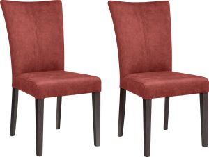Home affaire Stoel Aspen Poten van massief beuken wengékleurig gelakt (set 2 stuks)