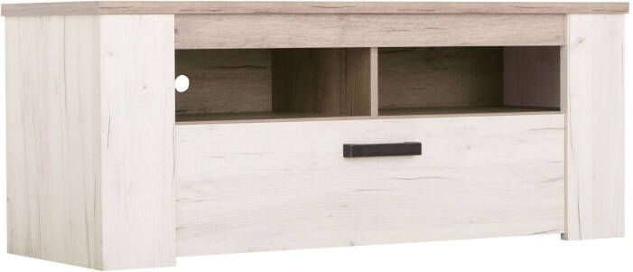 Home affaire Tv-meubel Kent sideboard 120 cm met twee gesloten vakken