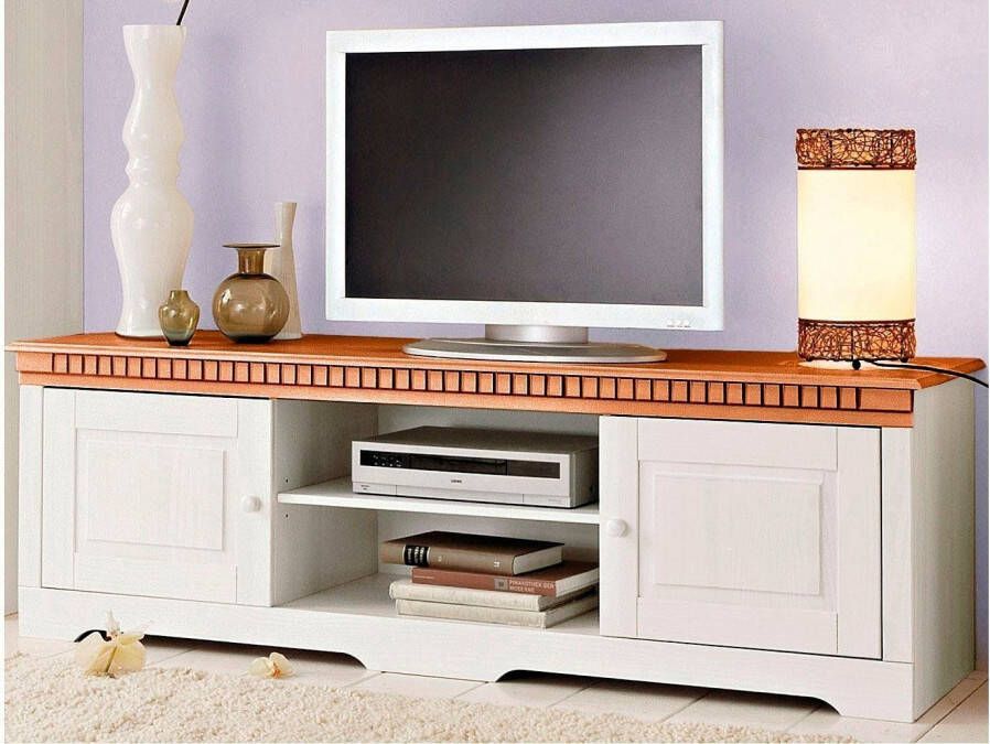Home affaire Tv-meubel Lisa Commode van mooi massief dennenhout breedte 175 cm