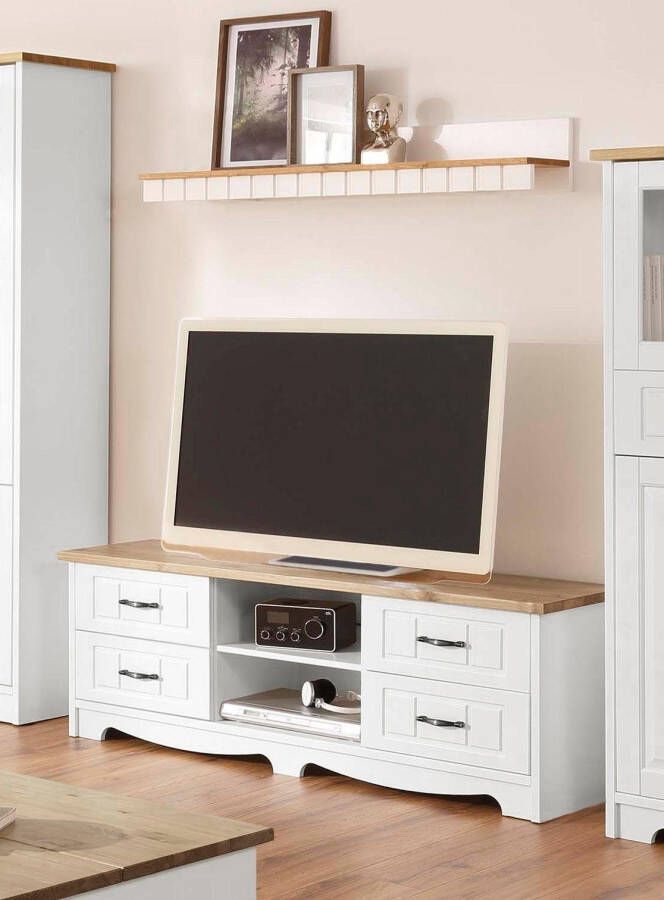Home affaire Tv-meubel Trinidad Breedte 148 cm met 4 lades