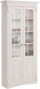 Home affaire Vitrinekast Teresa met 2 glasdeuren hoogte 193 cm