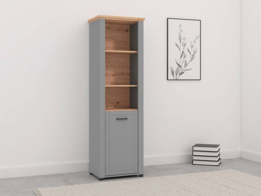 Home affaire Vitrinekast Valencia Breedte 60 5 cm met 3 open vakken