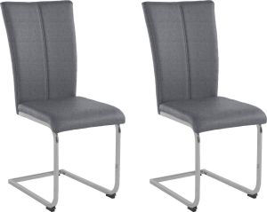 Home affaire Vrijdragende stoel Alex Stoel belastbaar tot 120 kg (set 2 stuks)