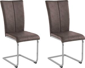 Home affaire Vrijdragende stoel Alex Stoel belastbaar tot 120 kg (set 2 stuks)