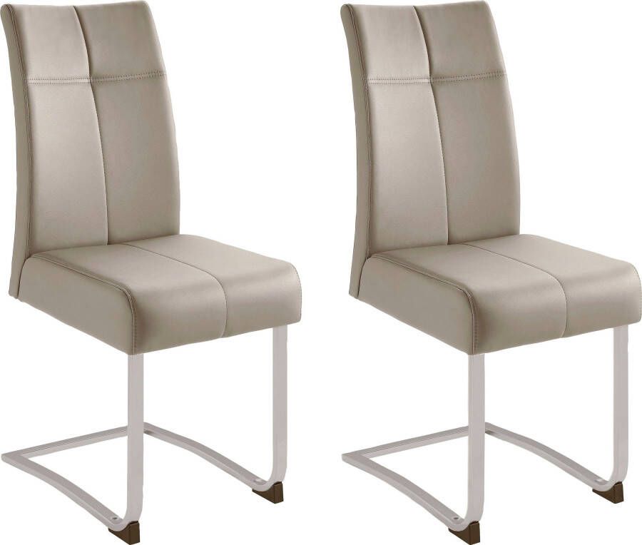 Home affaire Vrijdragende stoel RAB Bekleding in verschillende kwaliteiten maximaal vermogen 120 kg (set 2 stuks)