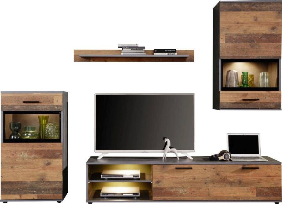 Home affaire Wandmeubel Mansfield (4-delig)