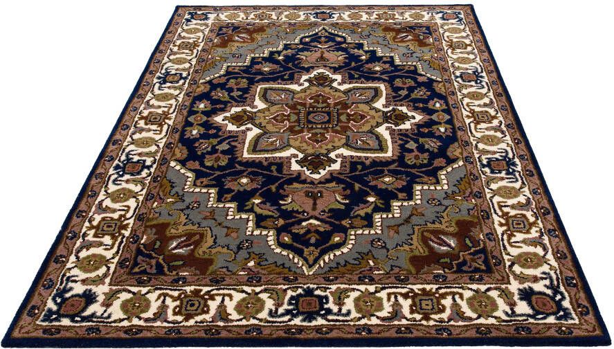 Home affaire Wollen kleed Sahil zuivere wol oosters tapijt ideaal in de woonkamer & slaapkamer