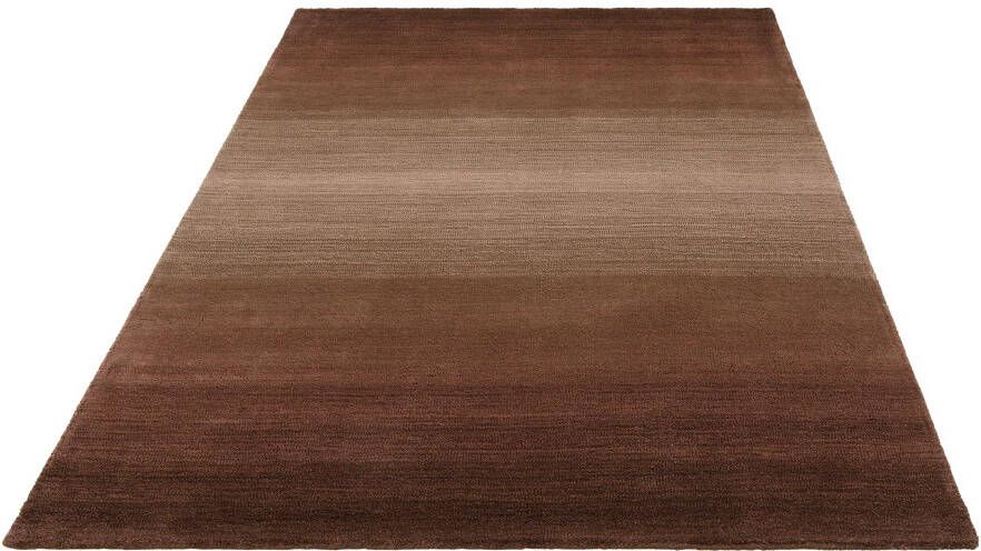 Home affaire Wollen kleed Violetta zuivere wol met de hand geweven zachte touch