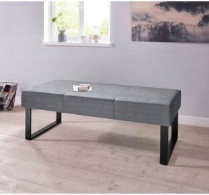 Home affaire Zitbank Oliver Breedte 140 cm met metalen frame