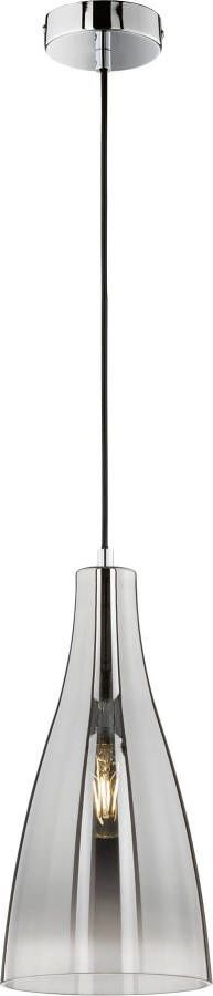 FISCHER&HONSEL Fischer & Honsel Hanglamp Zeal Chroom Spiegel ⌀18cm E27 60w