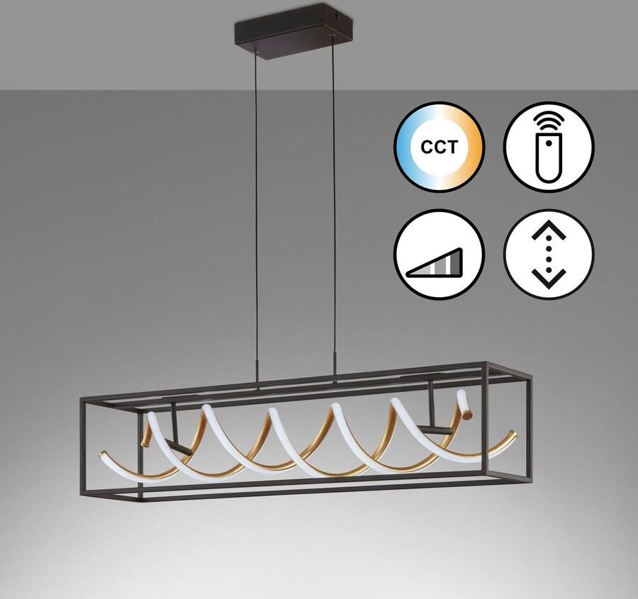 Honsel Leuchten Hanglamp Gian duurzame led (1 stuk)