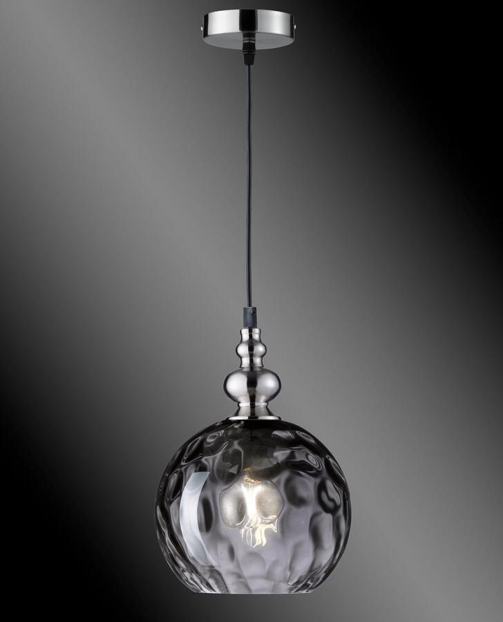 FISCHER&HONSEL Fischer & Honsel Plafondlamp Uller Rond Zwart E27