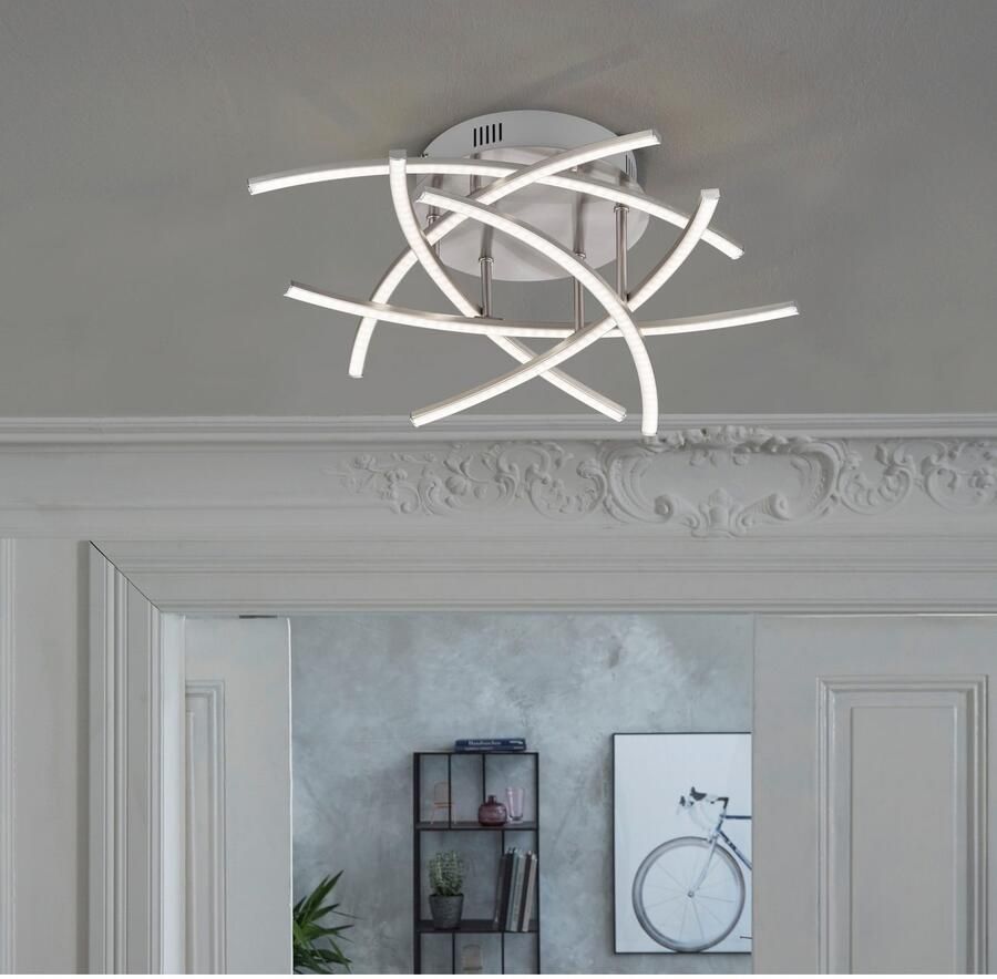 FISCHER&HONSEL Fischer & Honsel Plafondlamp Chroom 6x4w