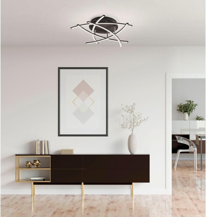 Honsel Leuchten Led-plafondlamp Cross TW Tunable white technologie kleurtemperaturen tussen 2700K+4000K (1 stuk)