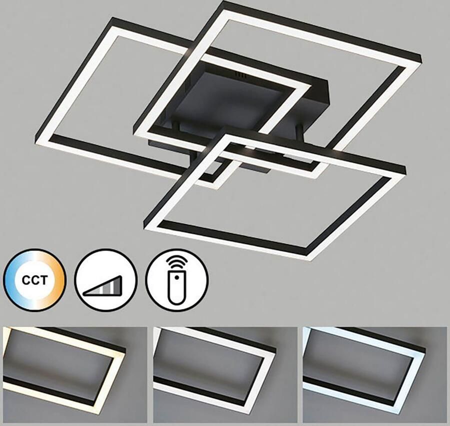 Honsel Leuchten Plafondlamp Seth duurzame led dimbaar (1 stuk)