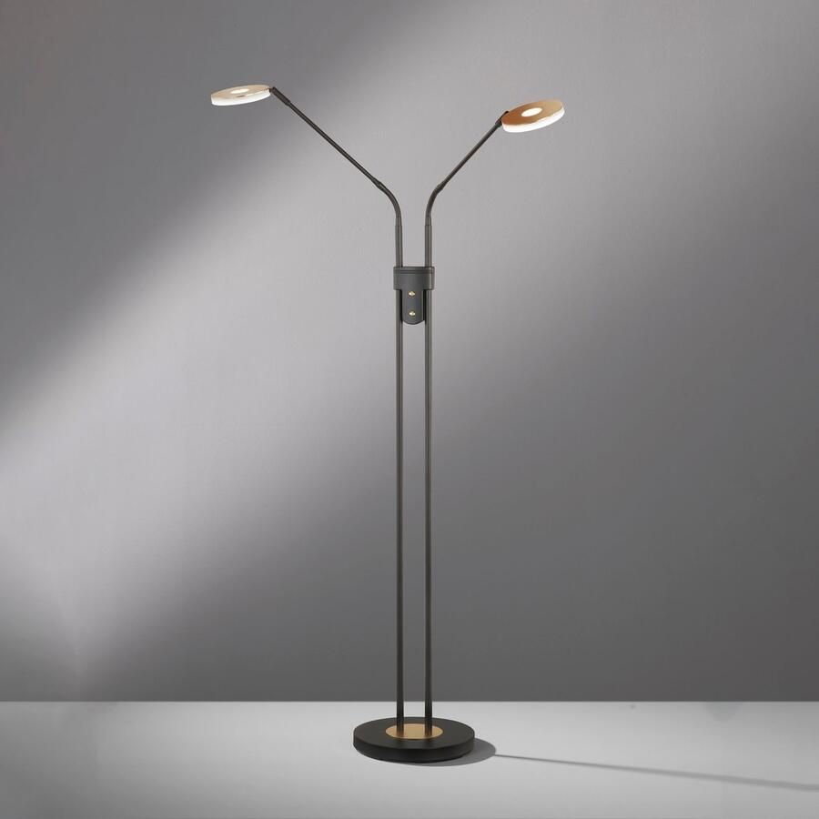 Honsel Leuchten Staande lamp Dent duurzame led dimbaar (1 stuk)
