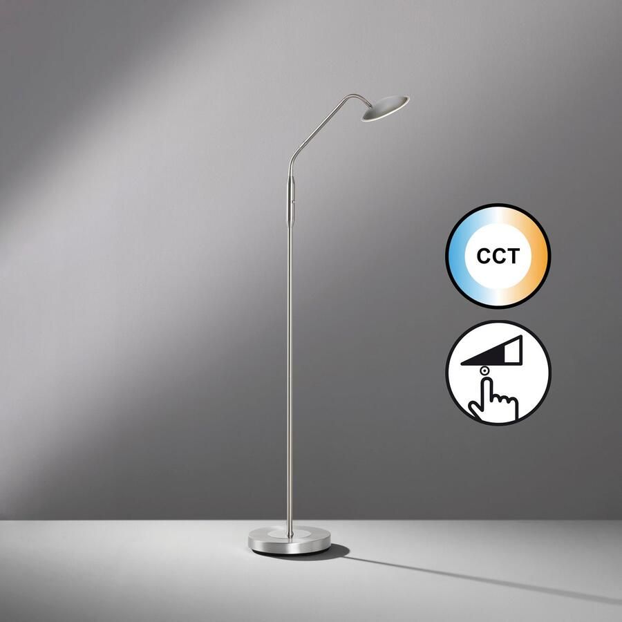 Honsel Leuchten Staande lamp Tallri duurzame led dimbaar