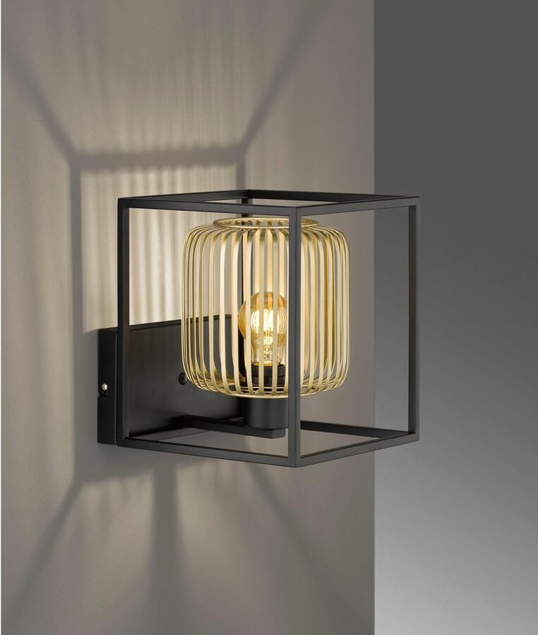 Honsel Leuchten Wandlamp CAYDO Moderne zandzwarte lamp geeft je ruimte iets extravagants (1 stuk)