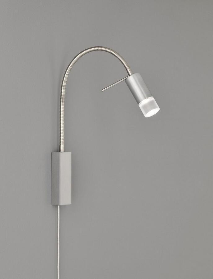 Honsel Leuchten Wandlamp River Bedlamp ideaal voor boxspringbedden (1 stuk)