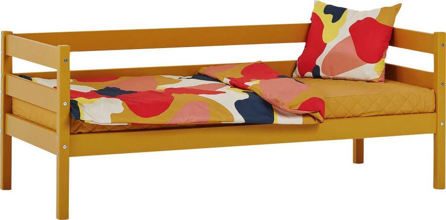Hoppekids 1-persoonsledikant ECO Comfort met rolbodem in 8 kleuren naar keuze met matras en valbeveiliging (set)