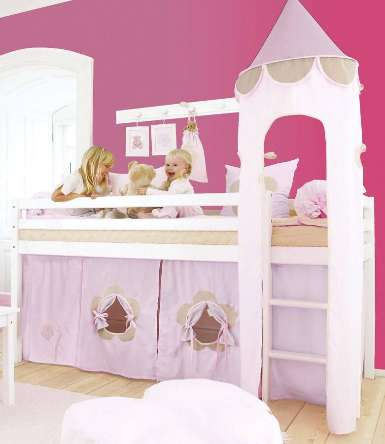 Hoppekids Bedtoren "Fairytale Flower" Bedtoren voor hoogslaper speelbed
