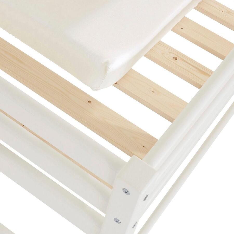 Hoppekids Hoogslaper ECO Dream kinderbed speelbed halfhoog bed van massief hout