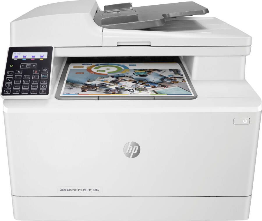 HP All-in-oneprinter Color LaserJet Pro MFP M183fw + Instant inc compatibel