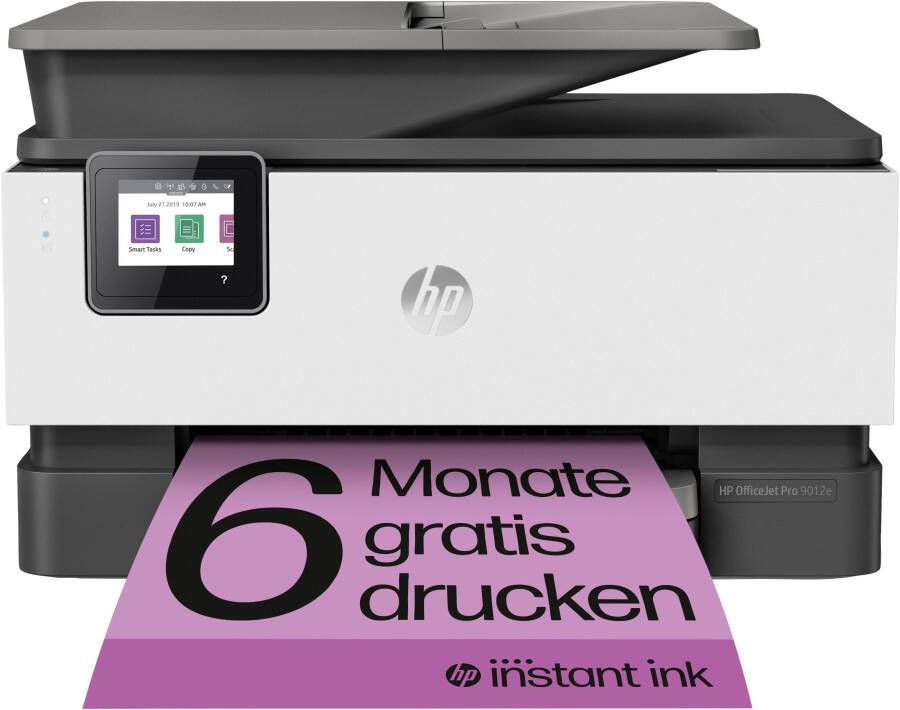 HP All-in-oneprinter OfficeJet Pro 9012e AiO A4 color inclusief 6 maanden gratis printen met instant ink