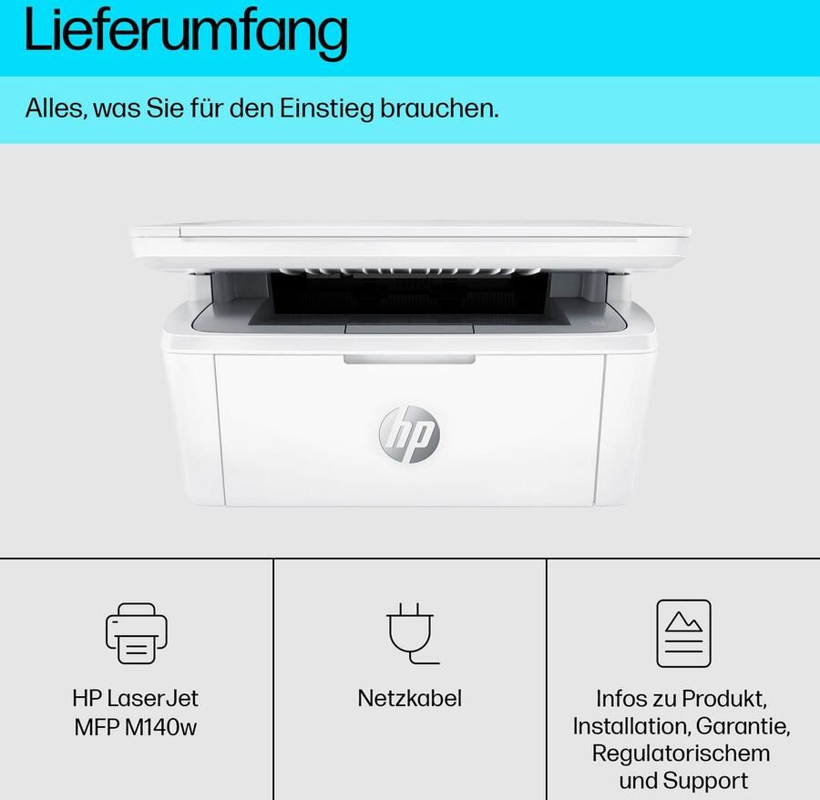 HP All-in-oneprinter LaserJet MFP M140w