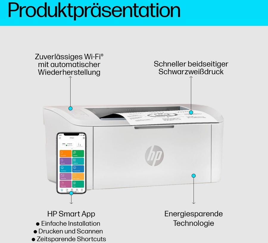 HP LaserJet M110w zwart-wit laserprinter met enkele functie - Foto 8