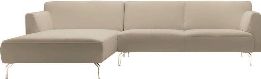 OTTO Hülsta Sofa Hoekbank Hs.446 in een minimalistische gewichtloze look breedte 317 cm