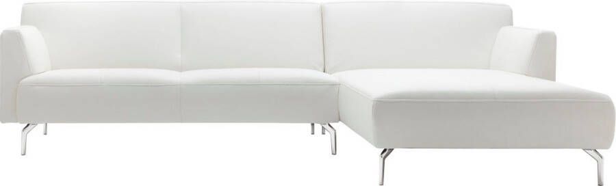 OTTO Hülsta Sofa Hoekbank Hs.446 in een minimalistische gewichtloze look breedte 317 cm