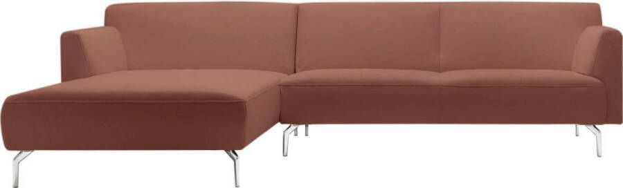 OTTO Hülsta Sofa Hoekbank Hs.446 in een minimalistische gewichtloze look breedte 317 cm