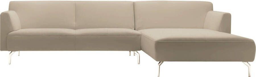 OTTO Hülsta Sofa Hoekbank Hs.446 in een minimalistische gewichtloze look breedte 317 cm