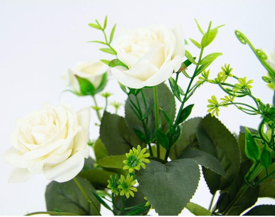 I.GE.A. Boeket kunstbloemen Wilde rozen (2 stuks)