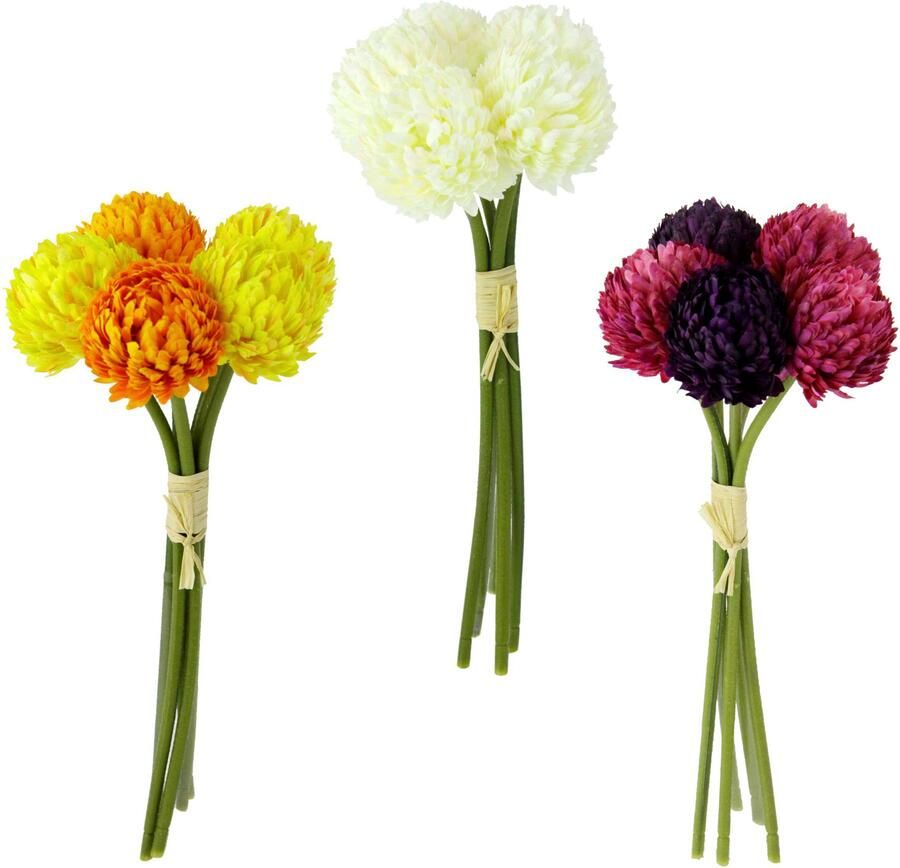 I.GE.A. Bos bloemen Chrysanten Kunstbloemen