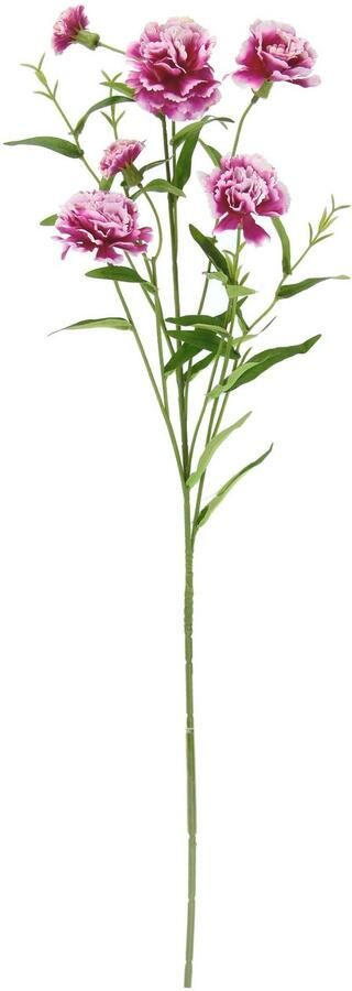 I.GE.A. Kunstbloem Anjer set van 4 kunstbloemen snijbloemen (4 stuks)