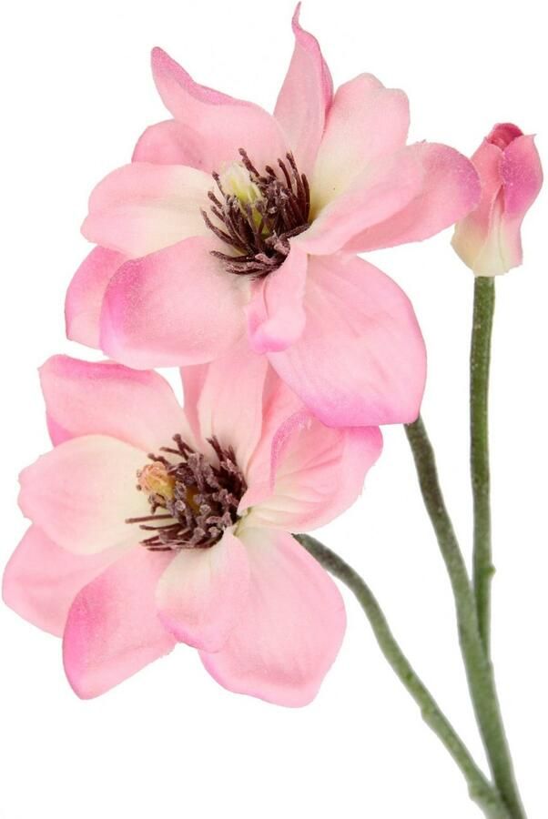 I.GE.A. Kunstbloem MAGNOLIE Kunstmatige magnolientak 3-delige set (3 stuks)