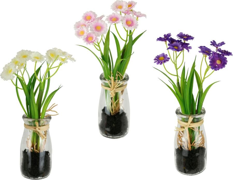 I.GE.A. Kunstbloem Margrieten (3 stuks)