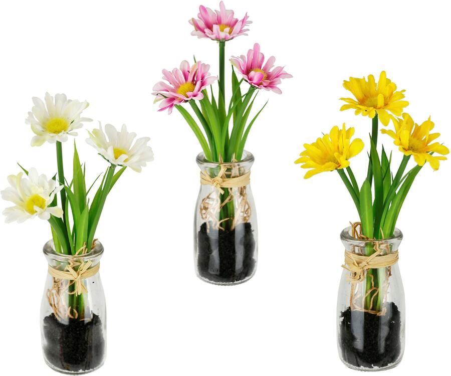 I.GE.A. Kunstbloem Margrieten (3 stuks)