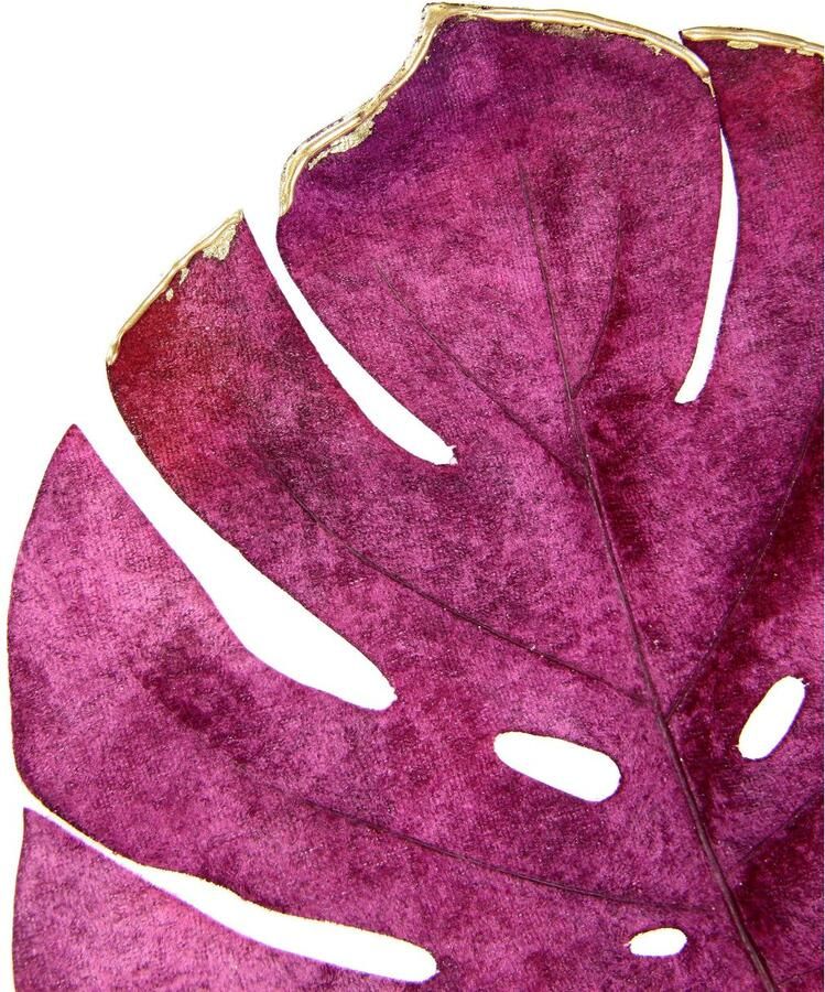 I.GE.A. Kunstbloem Monsterablad Kunsttak 2-delige set (2 stuks)